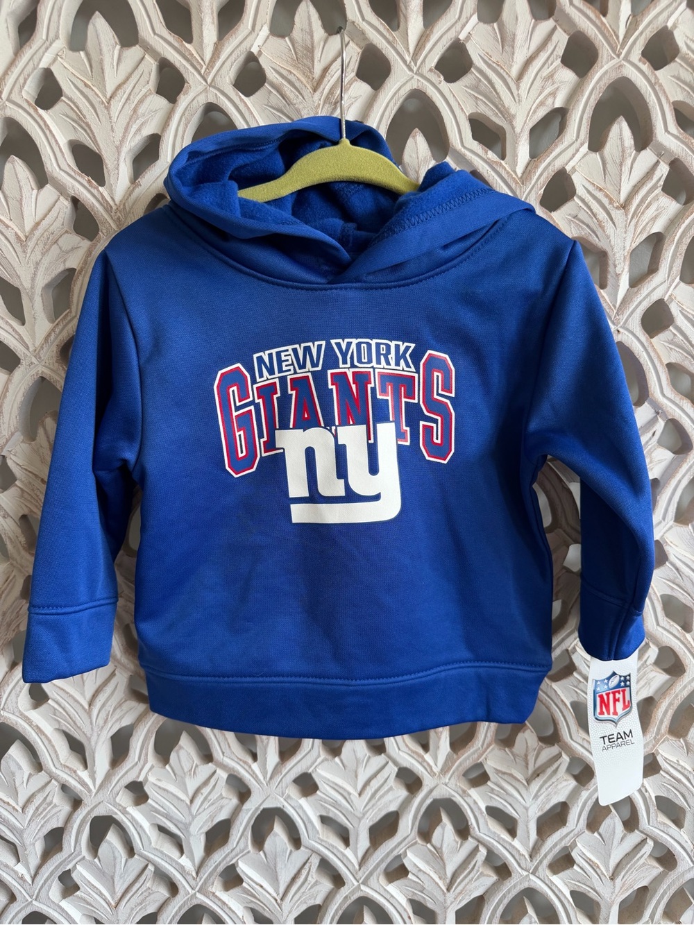 New York Giants NFL Hoodie 12M NWT